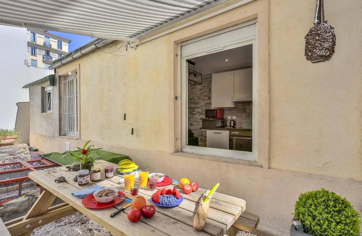 Le Refuge Avec Terrasse Et Jardin, En Plein Centre-Ville, Gare 5 Minutes A Pieds Ніцца Екстер'єр фото